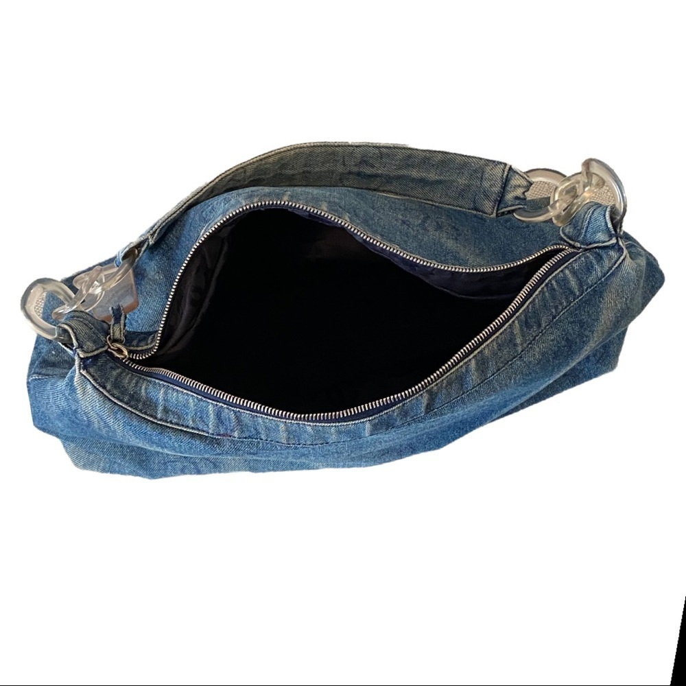 CHANEL denim CC shoulder bag - Picture 3 of 9